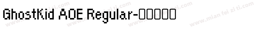 GhostKid AOE Regular字体转换
